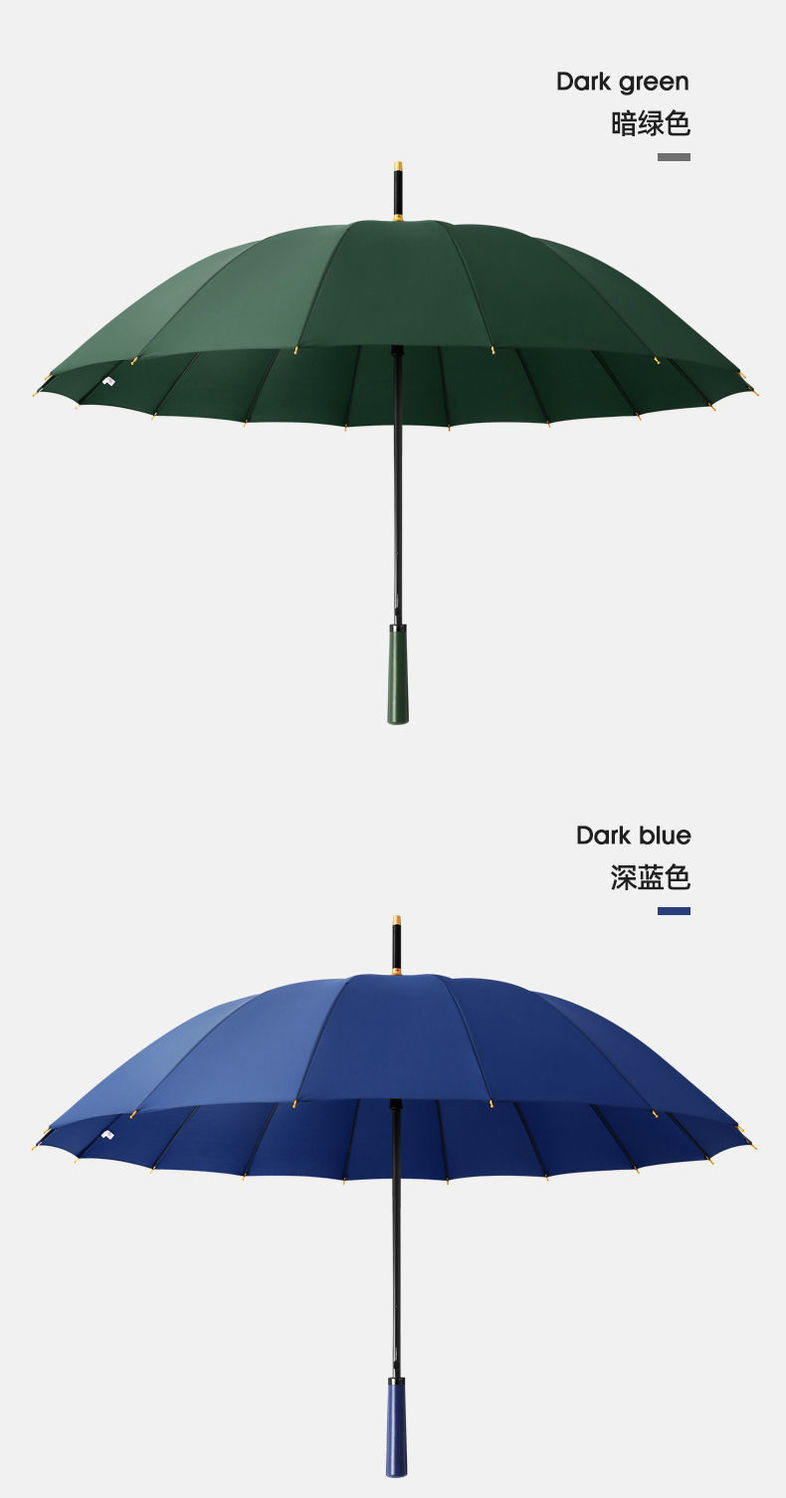 森邦名槐新品雨伞长柄吃鸡24骨雨伞超大号加固骨直柄长伞男女双人自动