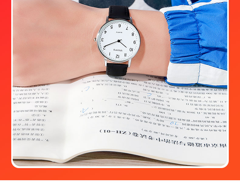 2022新款高考中考考试学生专用手表静音女男初高中公务员防水电子石英