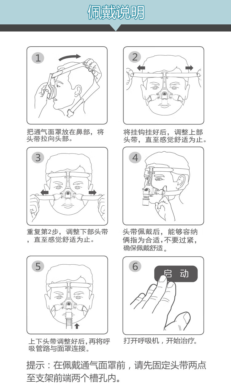 双鼻塞氧气管佩戴图解图片