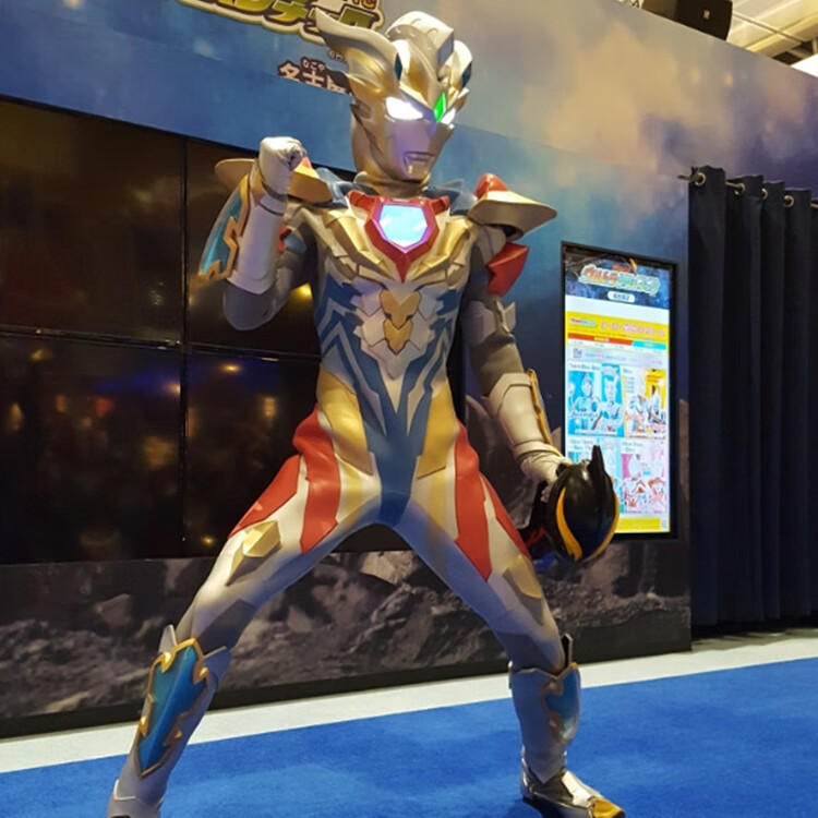 万代(bandai)泽塔奥特曼cos服装头盔摆件可穿戴全身盔甲eva道具皮套