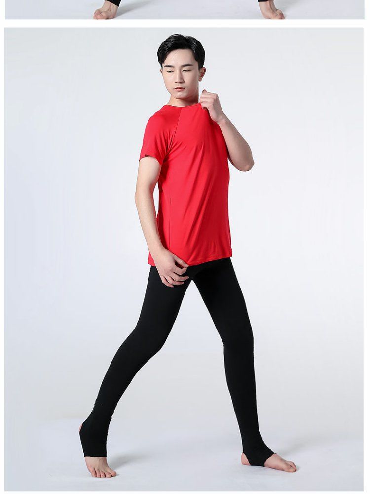 舞服连体裤舞蹈裤中芭考裤练功健身裤武术形体2022 男士黑色连袜芭裤