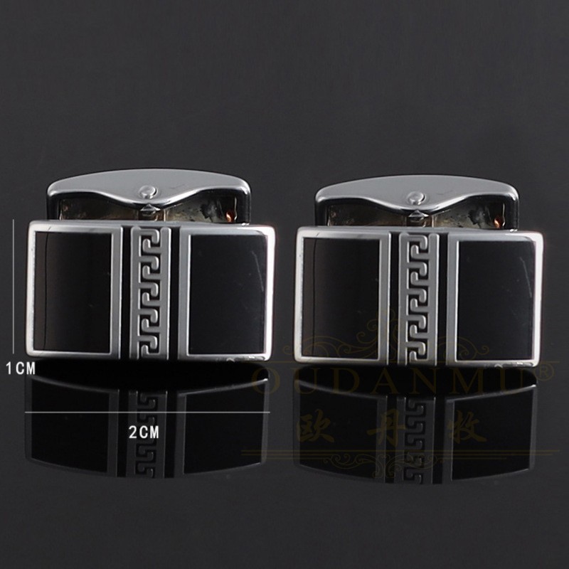 欧丹牧品牌袖扣男高端法式衬衫西装钉正装商务时尚潮流简约生日礼物