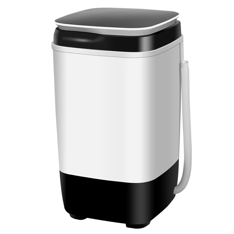 洗脱一体单筒桶家用宿舍婴儿童大容量半全自动小型迷你洗衣机洗衣 