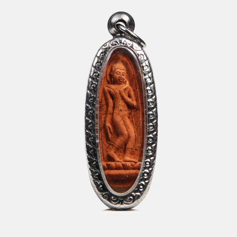 泰国佛牌龙婆lek三挂坤平行走崇迪项链两挂掩面必打 南帕亚【图片