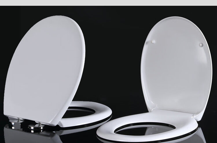 通用鹰牌马桶盖老款鹰卫浴四维老式u型v型坐厕加厚缓降坐厕板配件大u