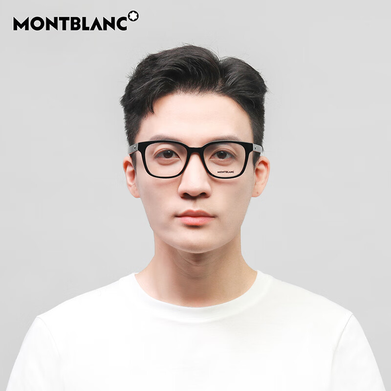 montblanc万宝龙 新款六角白星潮流眼镜架大框板材眼镜框mb0180ok 001