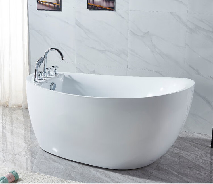 科勒(kohler) 浴缸亚克力独立式家用小户型成人按摩网红酒店浴池1.