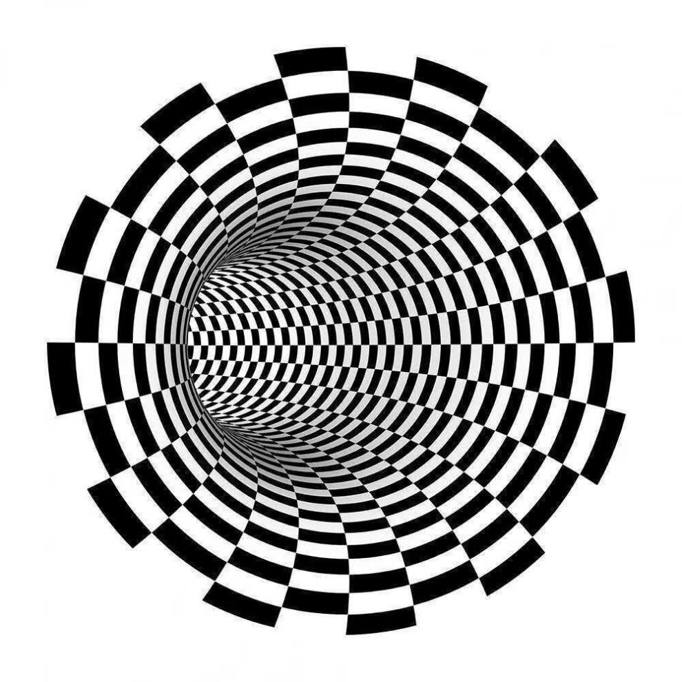 眩晕地毯门口地毯入户地毯小地毯3d错觉眩晕炫晕深渊陷阱狗地毯立体
