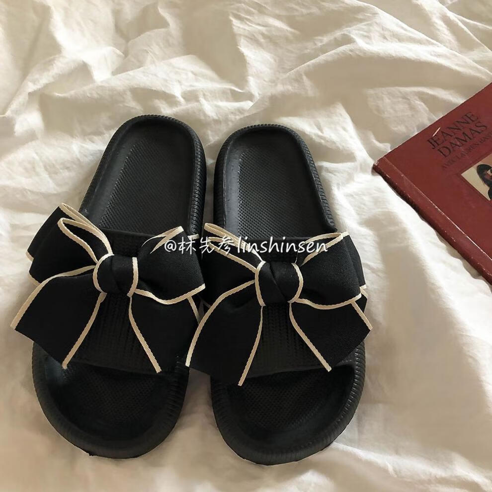 拖鞋女夏季仙女外穿2022年新款网红超火凉拖韩版ins潮升级版黑色3637