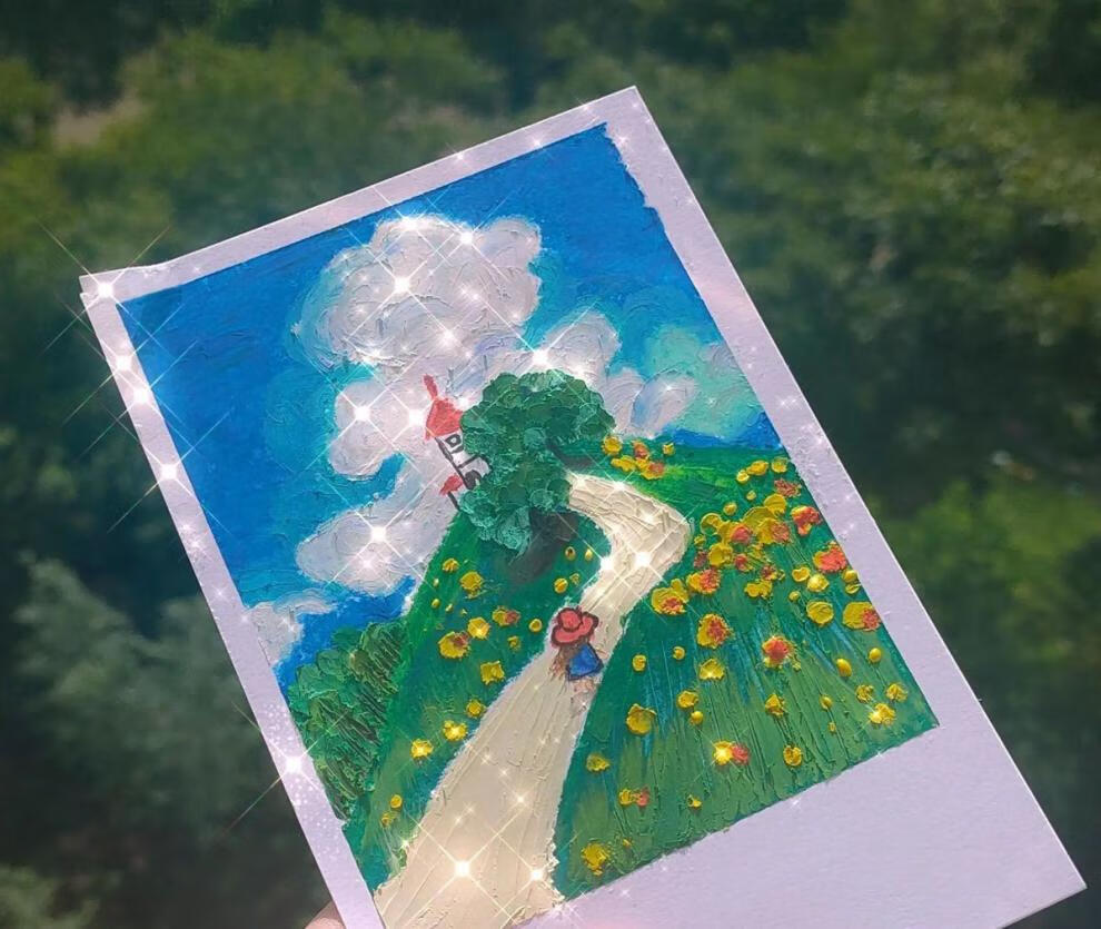 小红书36色重彩油画棒刮刀套装软性丝滑油画棒入门新手美术蜡笔涂鸦