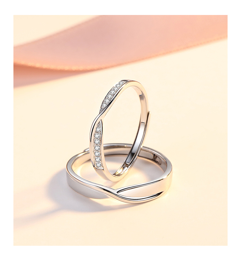 莫比乌斯情侣对戒【图片 价格 品牌 报价】-京东