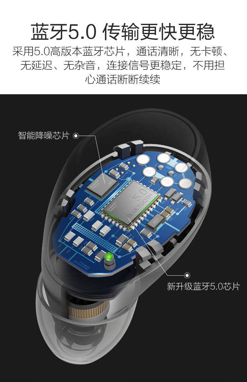 oimg1000毫安索爱t3蓝牙耳机双耳单无线隐形入耳式超长待机运云优宝枳