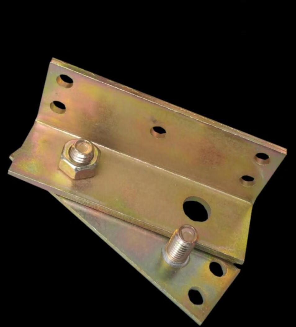 加厚床铰链实木床配件床头固定五金角码隐形床合页床挂床扣连接件