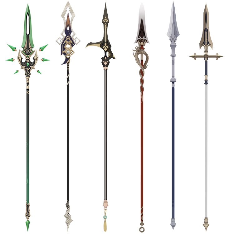 原神剑 昆吾断虹原神长柄合集钟离可手持3d纸模型cosplay道具 千岩