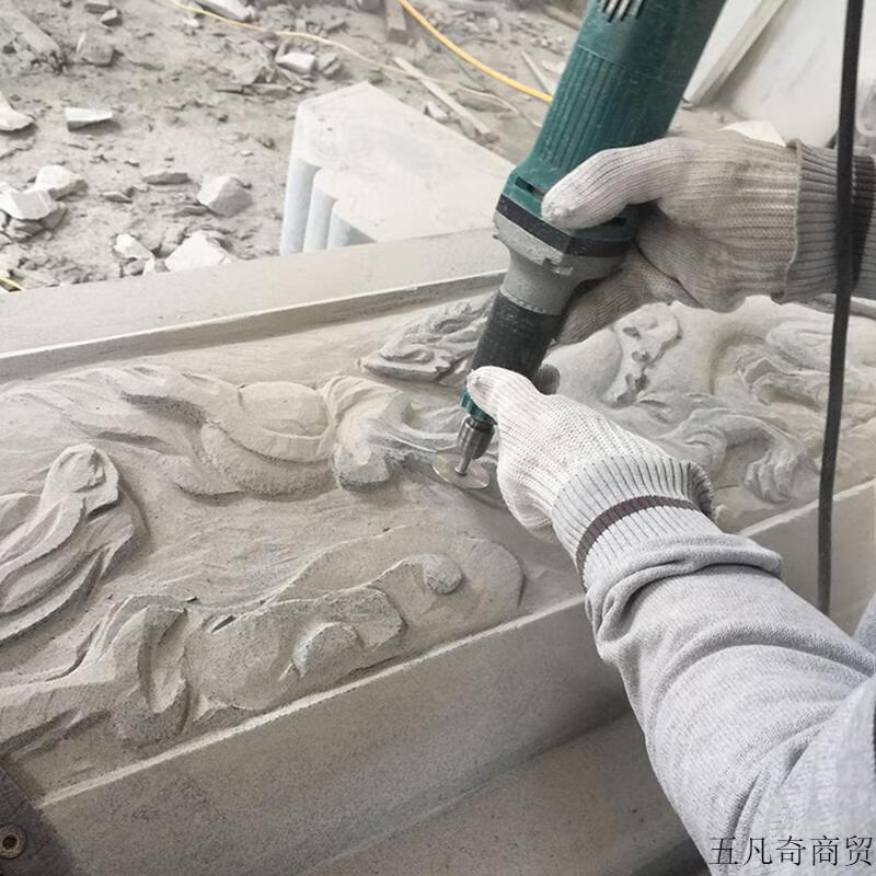 25型雕刻直磨机石材打磨电动工具模具电磨石雕墓碑刻字电磨头25型电磨