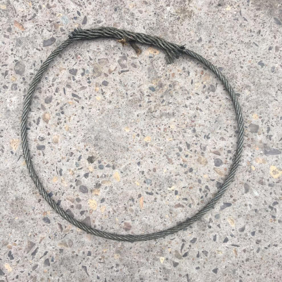 手工编头双扣插编钢丝绳起重吊装钢丝绳吊具索具吊索钢丝绳吊起重 10