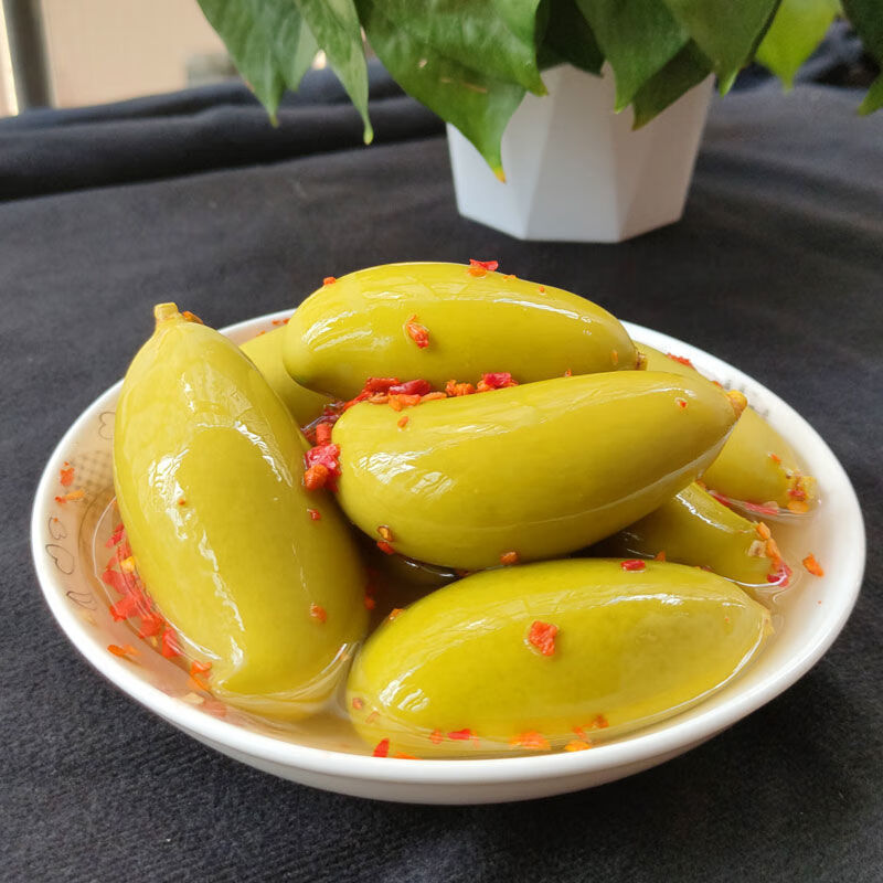 橙伯乐广西酸嘢芒果特产老坛腌制水果泡青芒小吃酸脆芒果酸料song椒盐