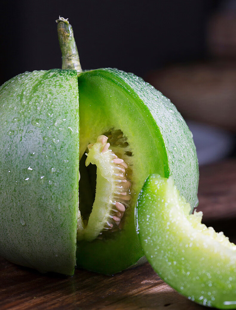 绿宝甜瓜24个装水果新鲜当季脆香瓜绿瓜绿宝石小甜瓜装4个装