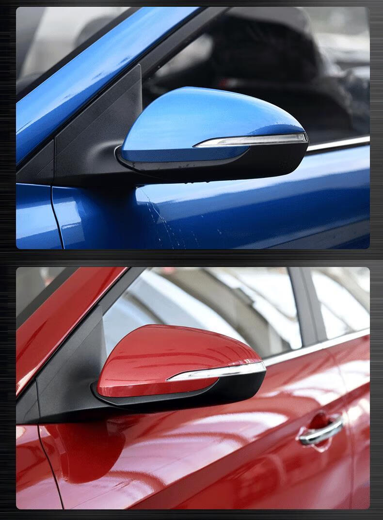 适用于北京现代1620款领动后视镜反光镜倒车镜左右折叠总成烤漆五线主