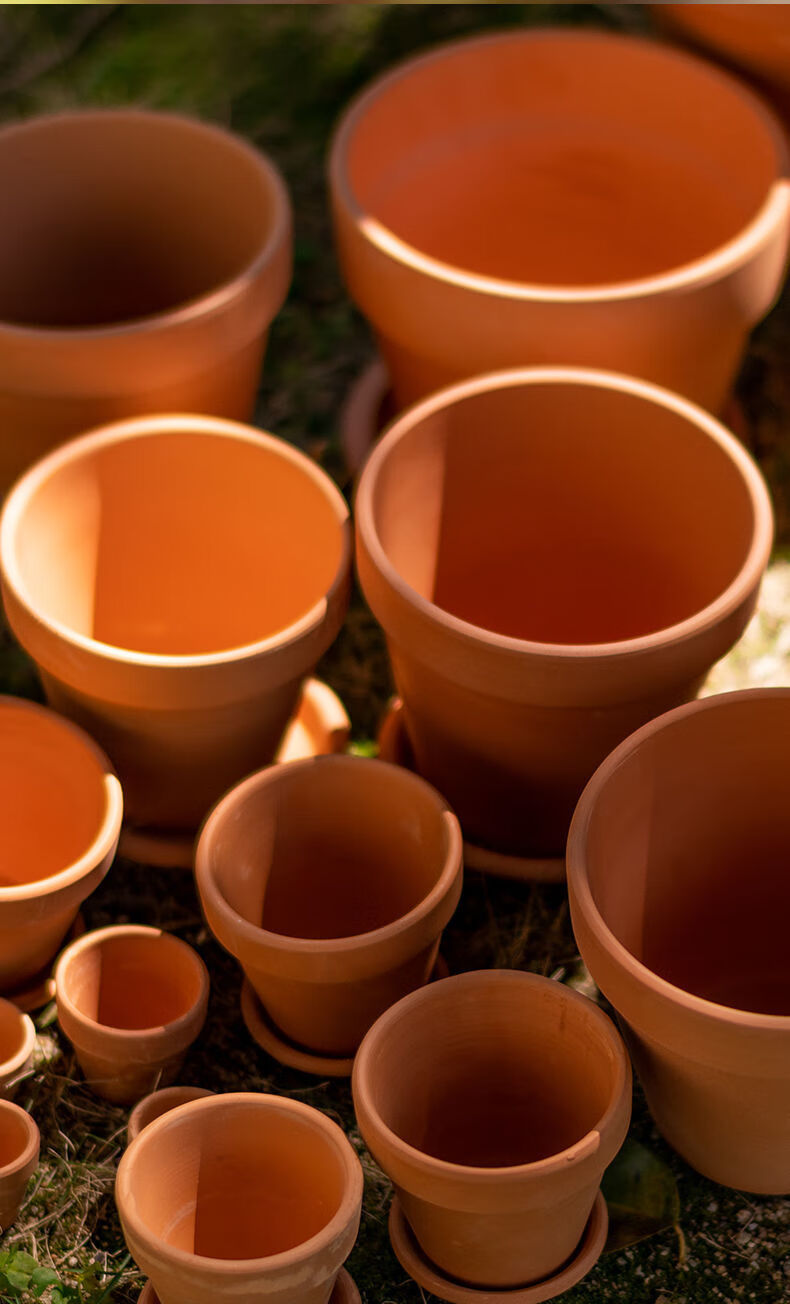 红陶盆红陶花盆花盆多肉陶土盆红陶土红土 3.