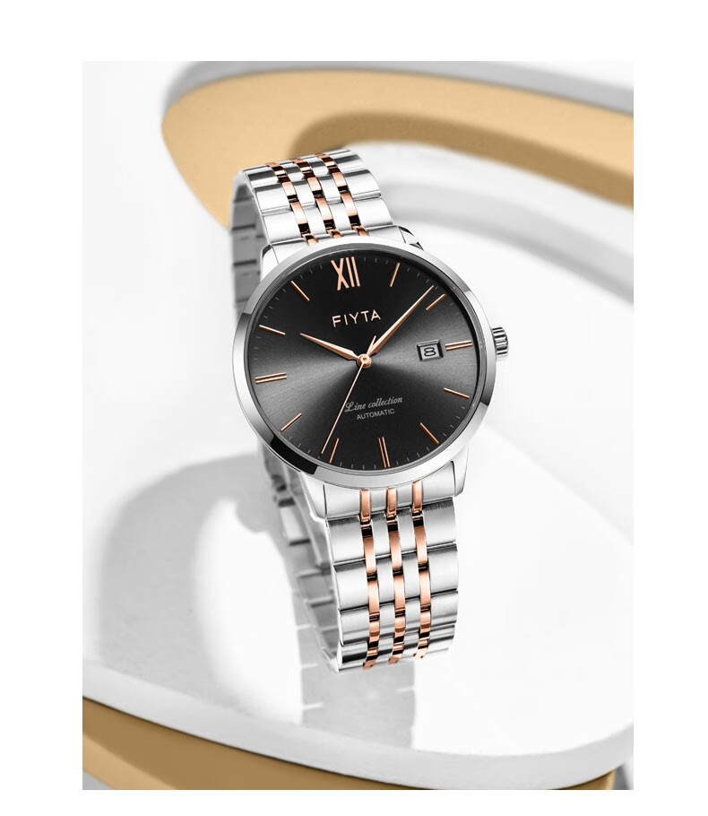 飞亚达(fiyta) 【商场同款】男士手表风致系列机械表商务防水8.