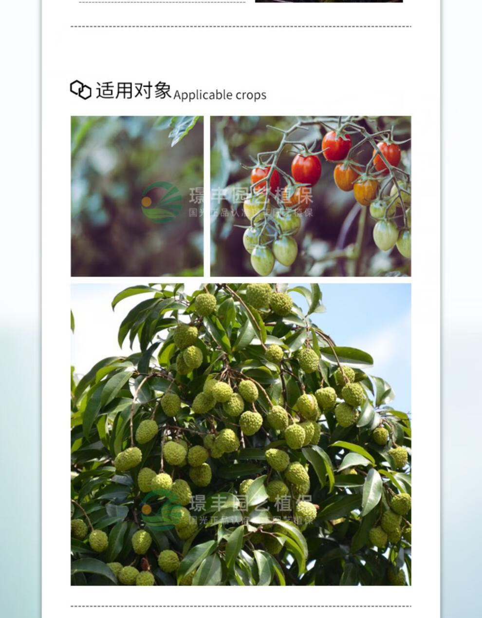 国光贝稼8%对氯苯氧乙酸钠防落素促生灵番茄灵坐果灵樱桃荔枝番茄保花