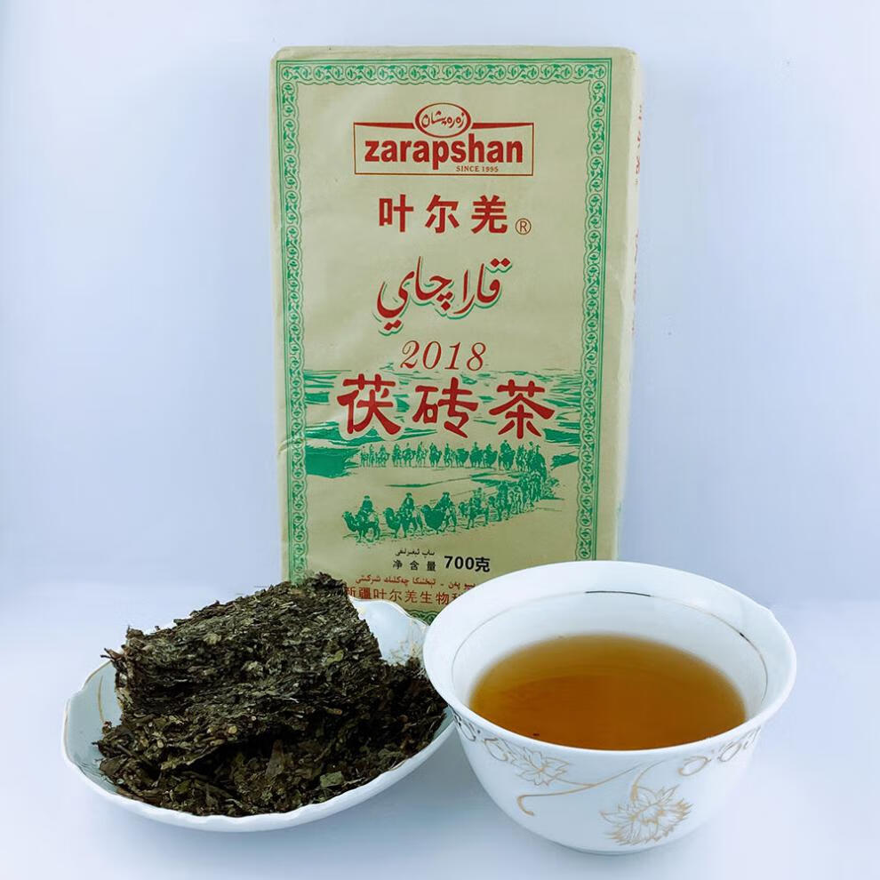 樱安娜茯苓茶砖新疆特产牧民黑茶煮奶茶专用特色茶叶300克3个