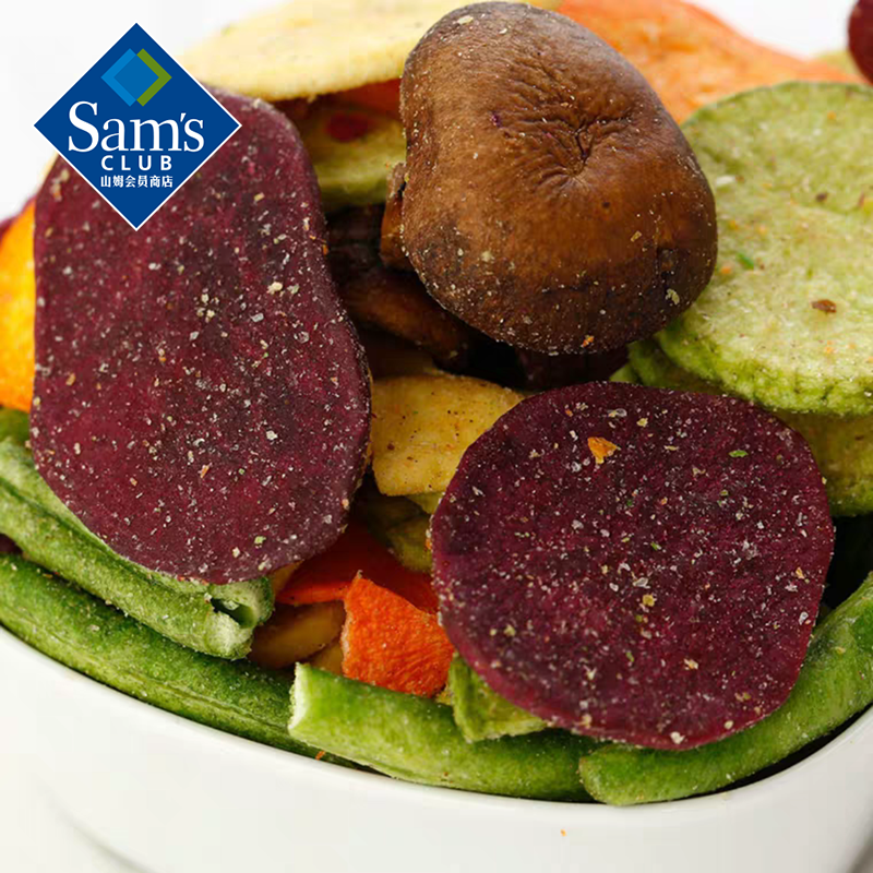 山姆membersmark迪杰艾蔬菜脆片dja澳大利亚进口250g绿色包装