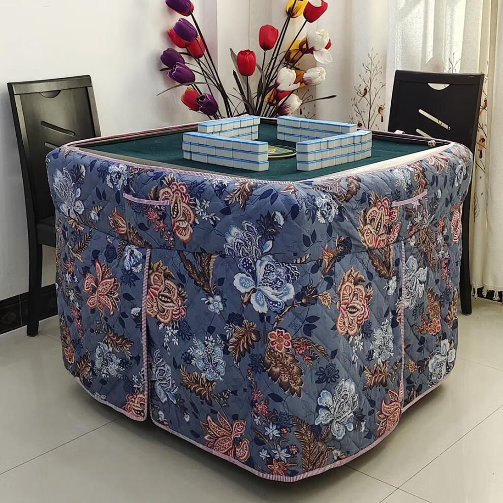 麻将桌烤火围裙麻将机烤火罩新款保暖加厚桌布烤火围被桌电炉烤火围罩