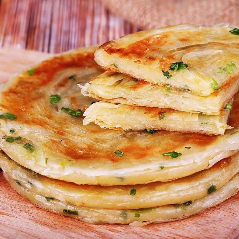 葱油饼老上海葱香味手抓饼怱油饼速冻煎饼早餐食品半成品葱花面饼皮手
