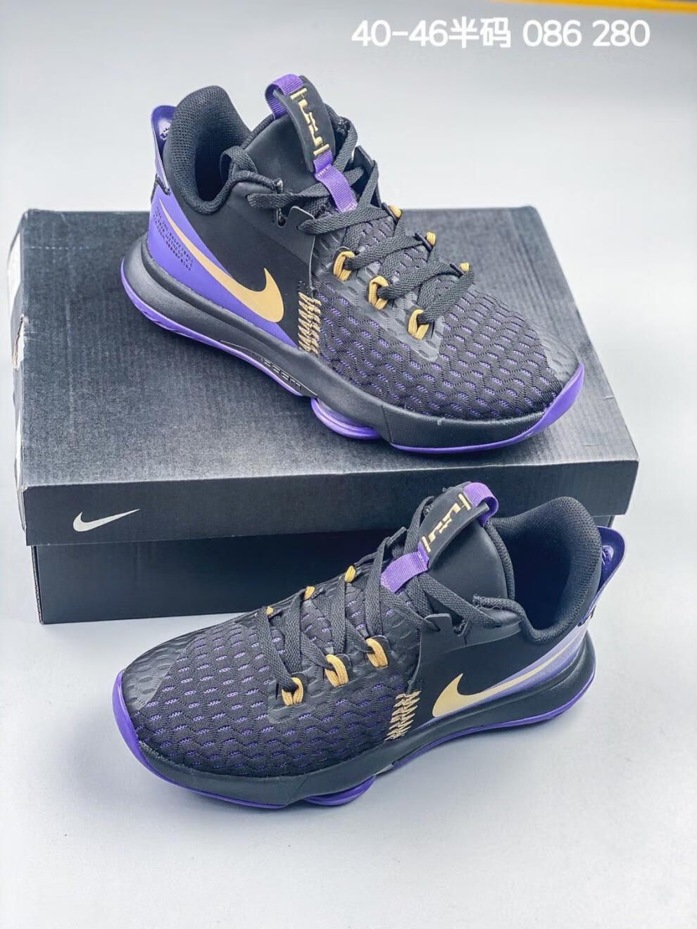 高品质纯原1/1 詹姆斯5代leborn witness v见证者5代詹姆斯简版篮球鞋