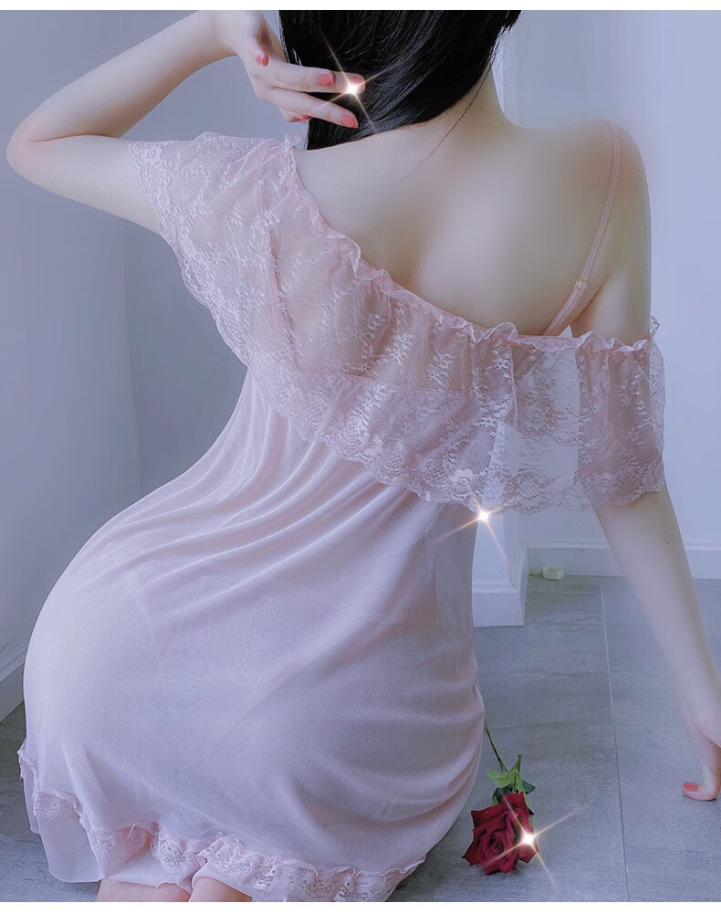 性感睡衣连体情趣内衣女极度诱惑套装女仆装吊带透视蕾丝角色扮演丝袜