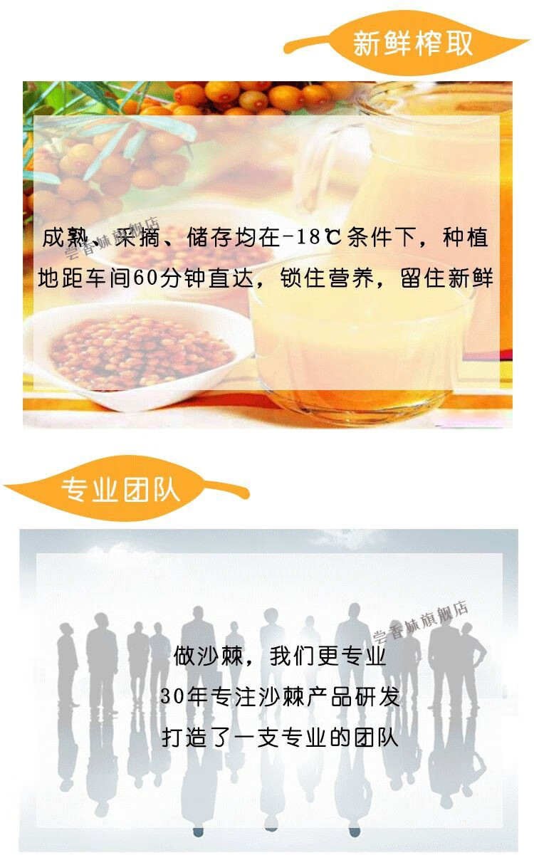 特产道装宇航人沙棘原浆 300ml/瓶 宇航人v9沙棘果汁饮料木糖醇配方