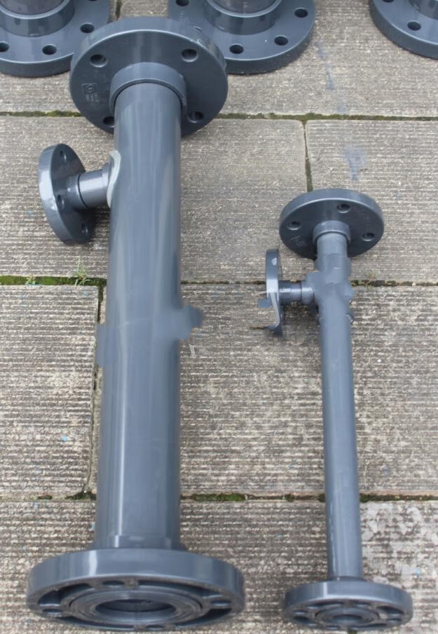 定制upvc静态管道混合器pvc塑料混合器气液混合加药尺寸可定做子玺zi