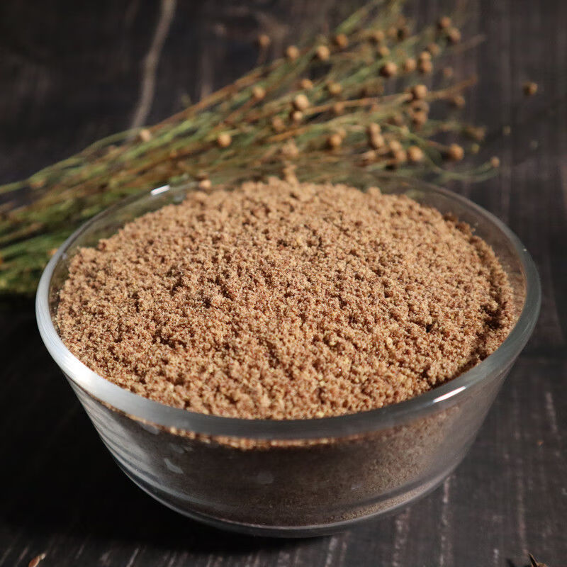 纯黄金亚麻籽粉真空装后山花田即食饱腹代餐熟黄金亚麻子粉熟黄金亚麻