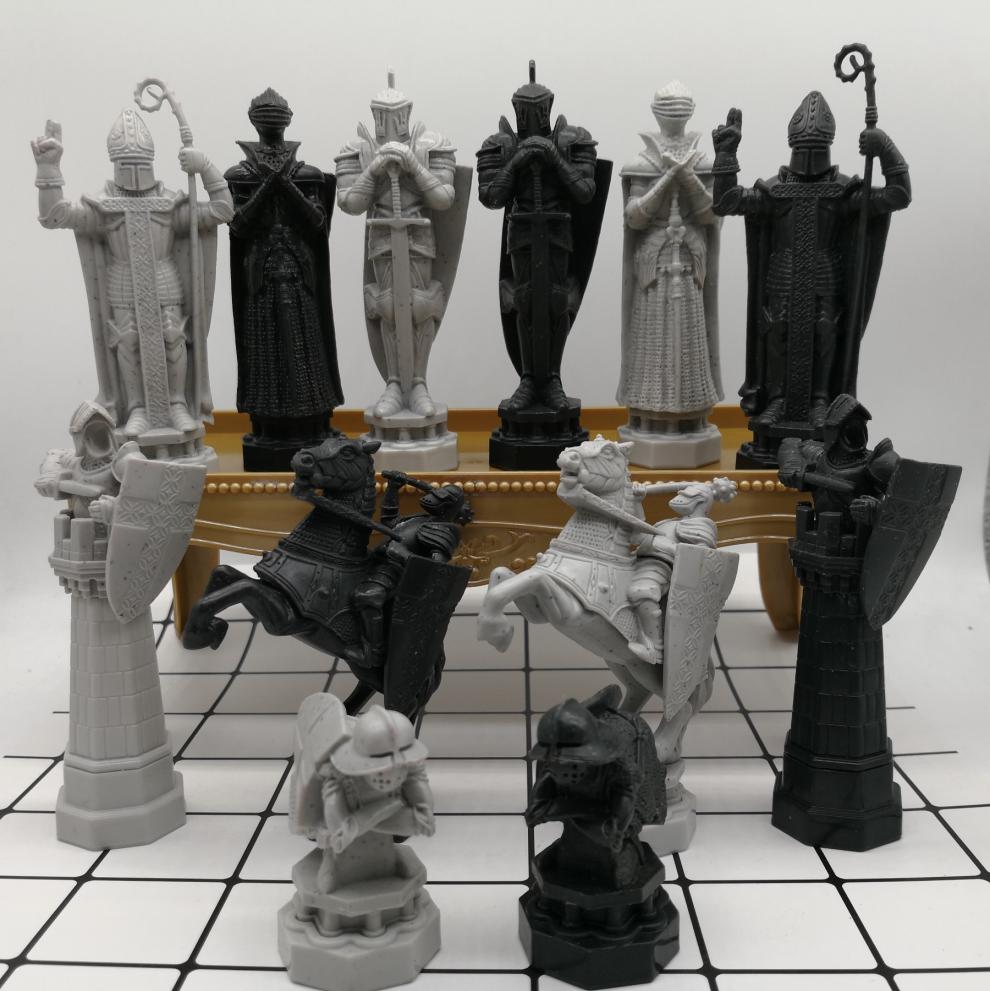 不舍天真 巫师棋 哈利波特周边终挑战象棋 霍格华兹摆件散货 白3 仅