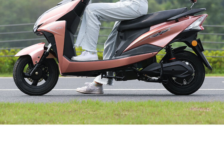 全新款尚领电动车72v电瓶车60v男女双人二轮车高配越野电动摩托车玫瑰