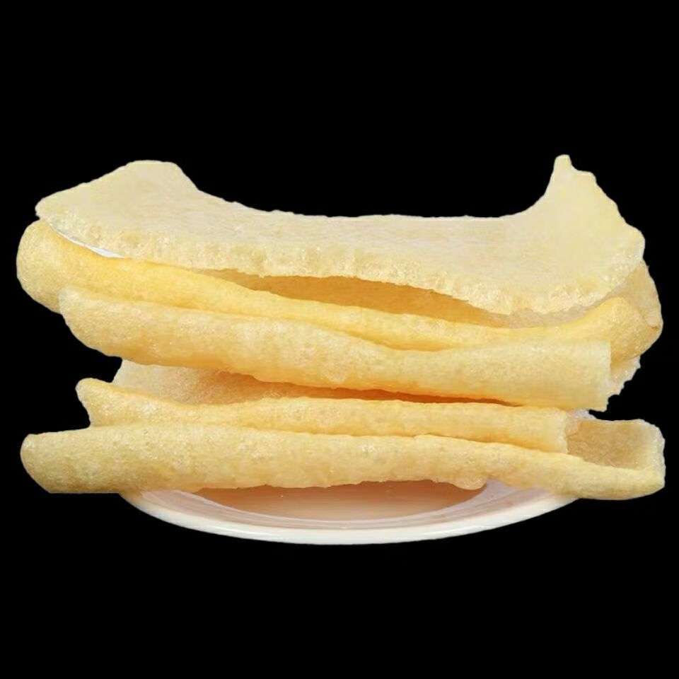 油炸肉皮猪皮响皮干猪皮皮肚干货炸猪皮干肉皮猪卷皮干肉皮炸肉皮 500