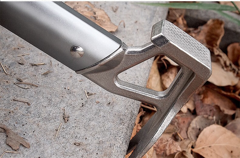 户外登山锤多功能求生安全不锈钢野营锤铝合金野营帐篷天幕地钉锤橙色