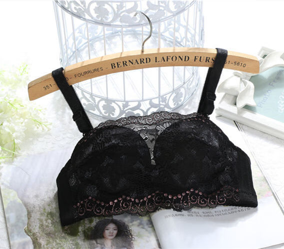 男士胸罩性感抹胸薄款cd变装娘用品cos男胸罩裹胸聚拢女装大佬内衣