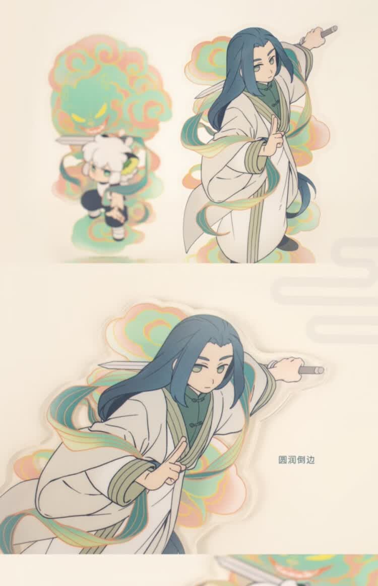 【现货】罗小黑战记 虎年门神立牌 无限小黑桌面摆件动漫周边 无限