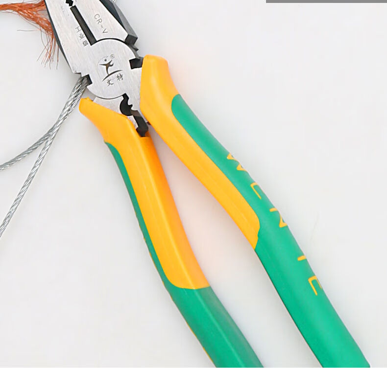 工具万用钢丝钳多功能工业级省力剪电工钳子8寸多功能剪线压线钢丝钳