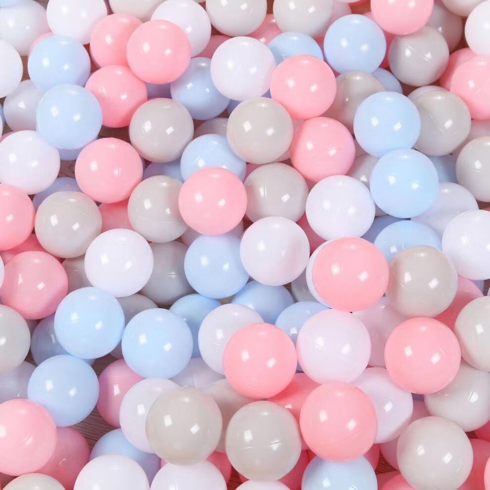 海洋球婴儿可啃咬马卡龙海洋球批发pe加厚波波球淘气堡儿童乐园玩具