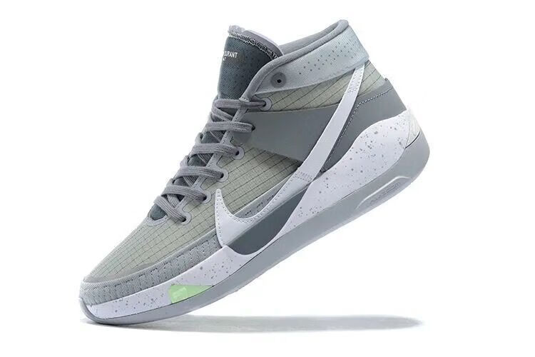 杜兰特13代男鞋kd13篮球鞋高帮黑白减震气垫耐磨运动鞋战靴黑白45