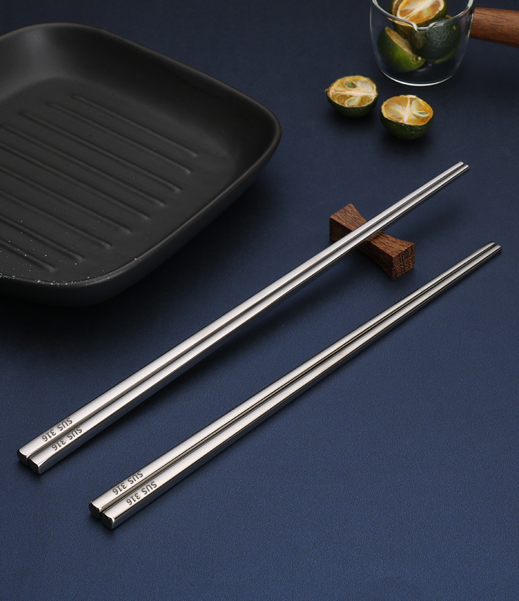 双立人zwilling双立人316不锈钢筷子家用防滑隔热韩国餐具家庭套25cm