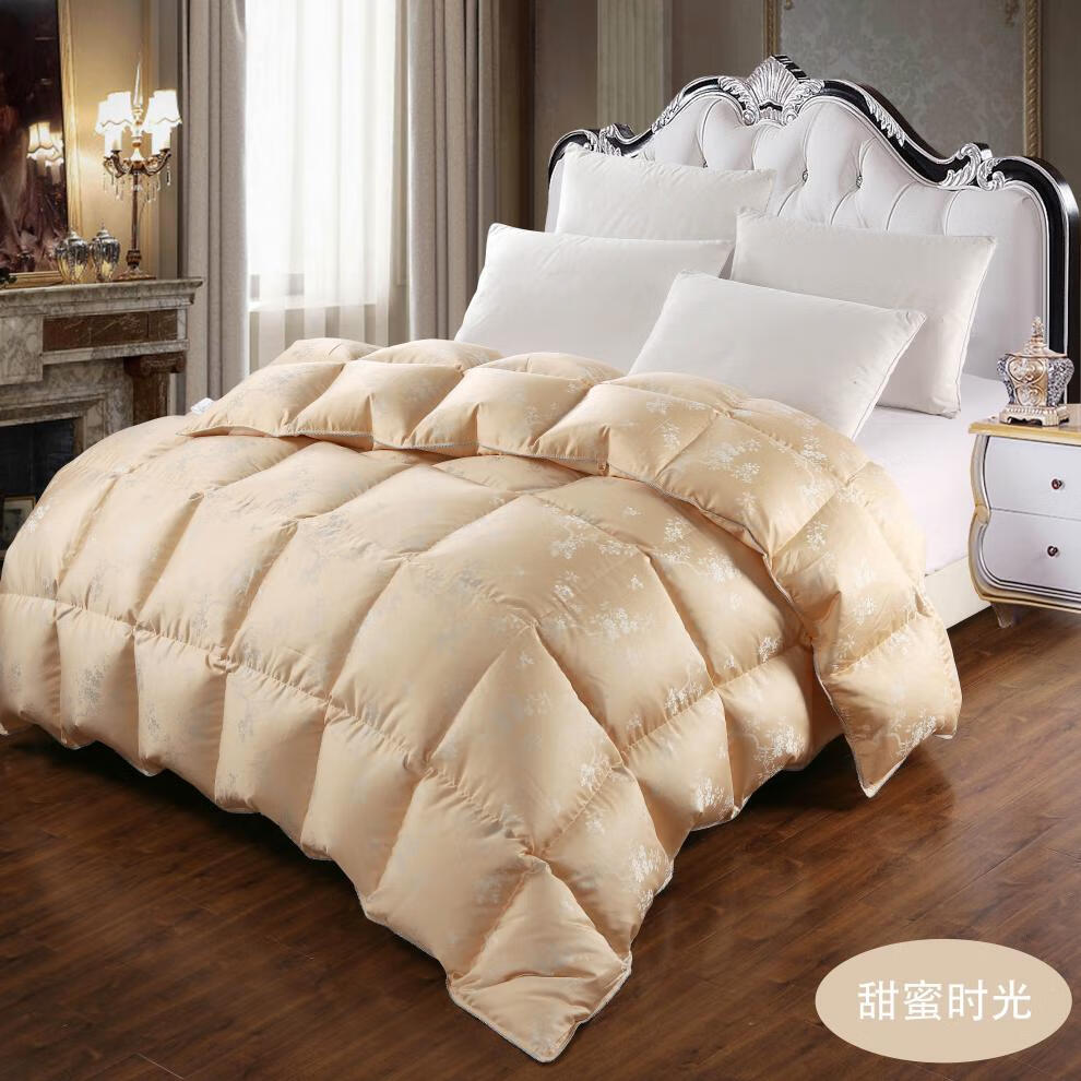 羽绒被壳 双层100支全被壳半成品自充绒被套防钻毛内胆皮立衬 叶叶