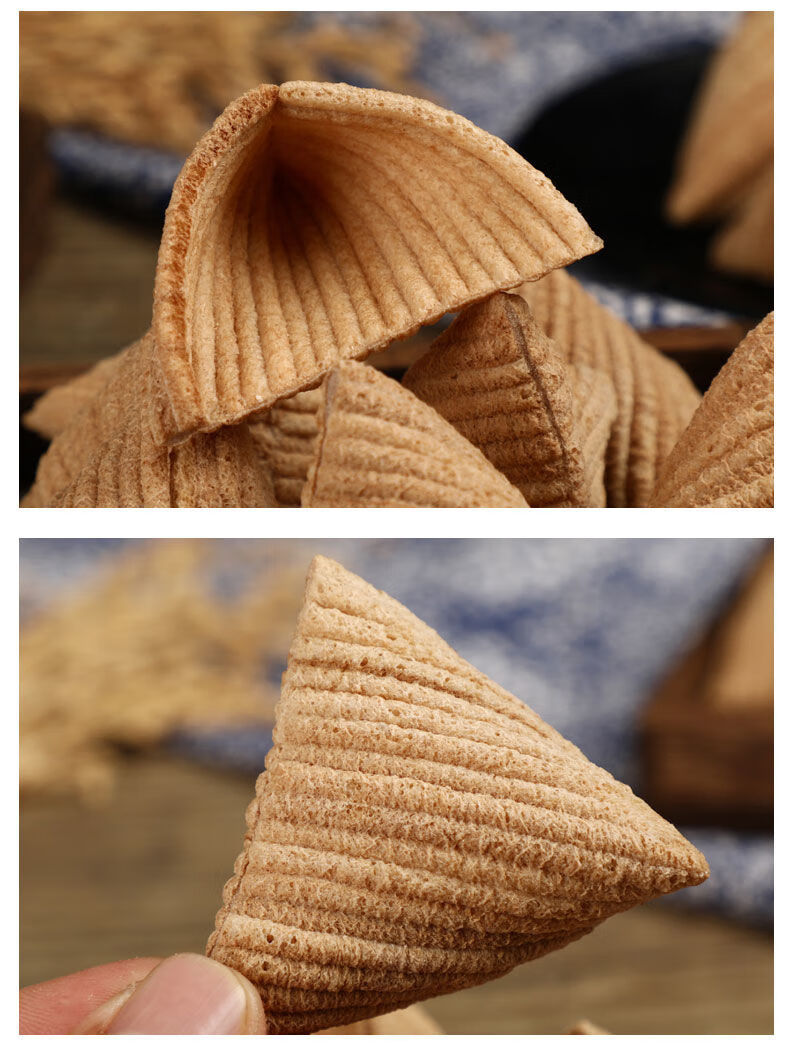 三角酥老式手工荞麦酥苦荞酥面粉糖酥三角休闲食品儿时怀旧零食三角形