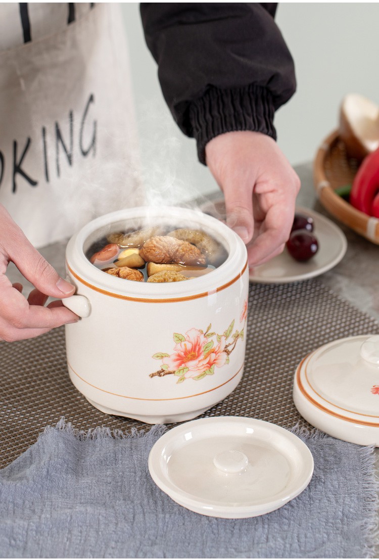 瓦罐药煲中药瓦煲瓦罐汤罐汤药锅陶瓷双盖隔水炖家用煲汤炖汤盅煲炖罐