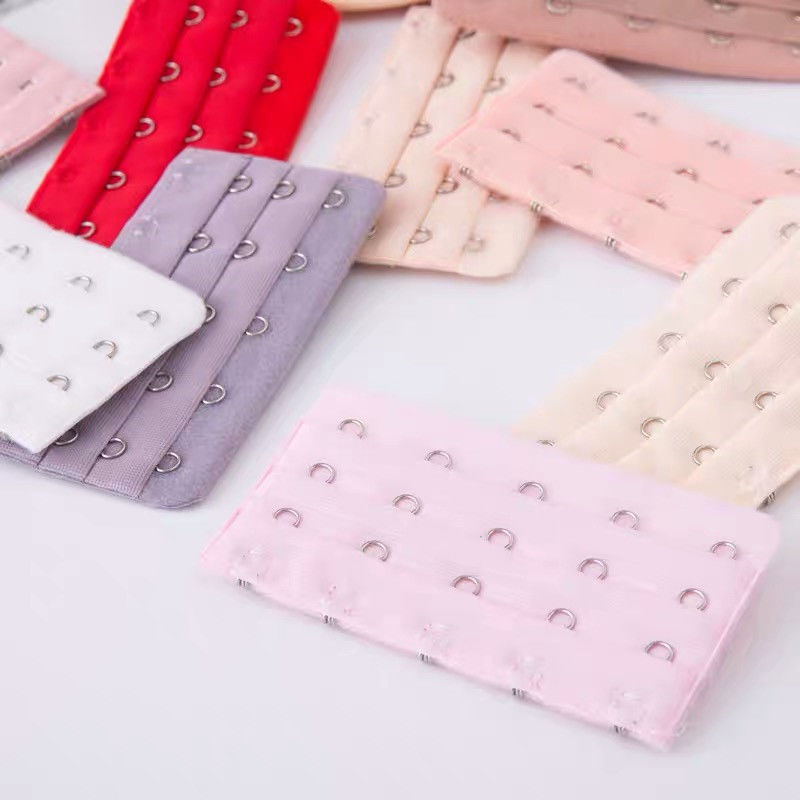 乐卉三排五扣内衣加长扣文胸延长扣胸罩后排扣女扣子胸衣加宽增长5扣