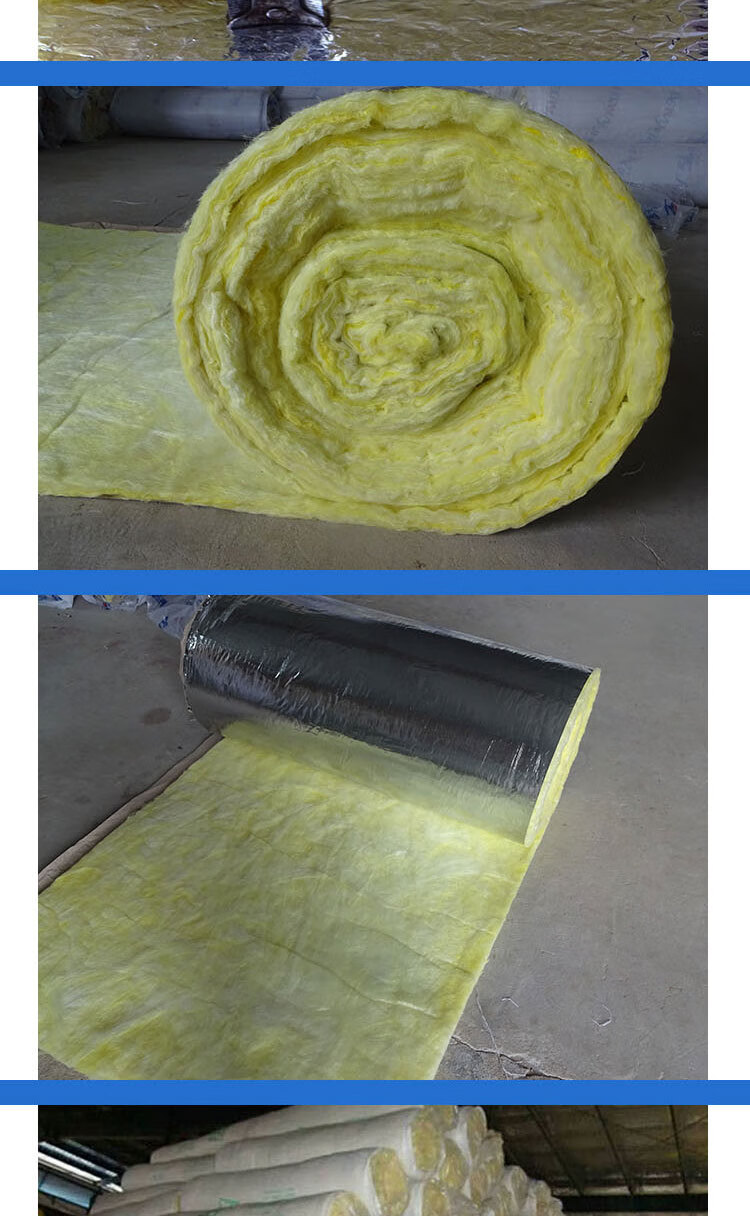 玻璃棉板材玻璃棉卷毡墙体隔音彩钢厂房养殖大棚隔热保温防火阻燃消